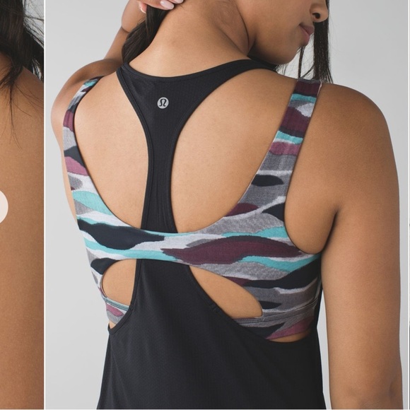 Lululemon All Sport Support Tank
Black / Mini Coast Camo Multi Size 4 - Picture 3 of 10